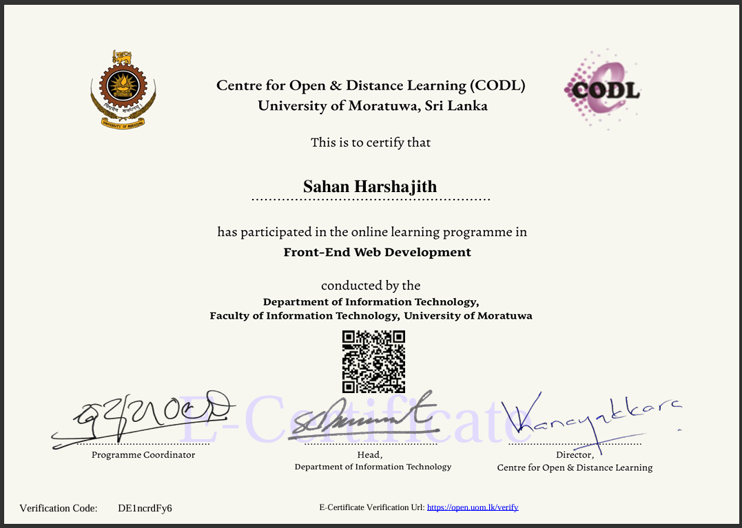 Front-End Web Development - II